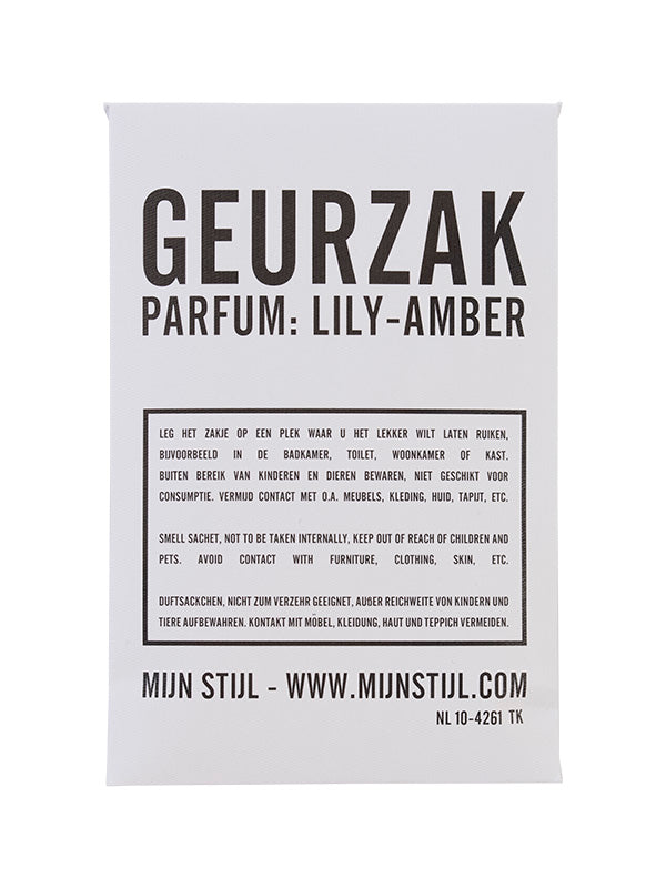 Geurzak lily-amber